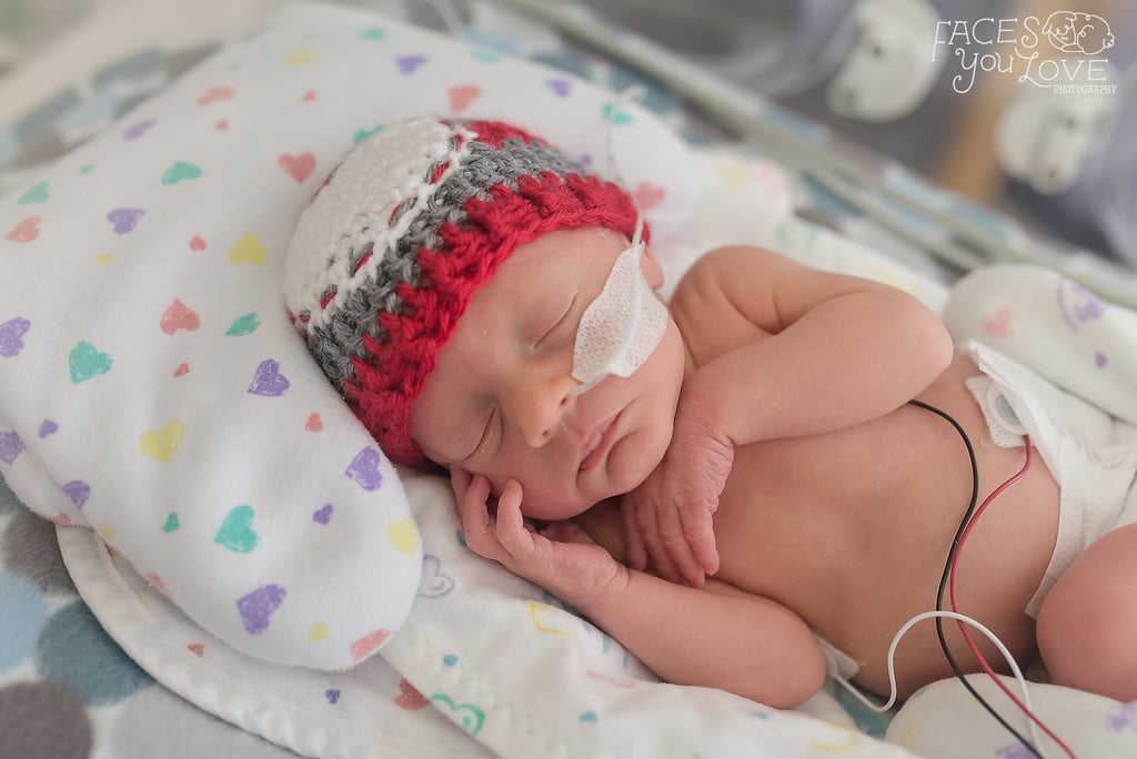 NICU Babies Dressed as Valentines 2017