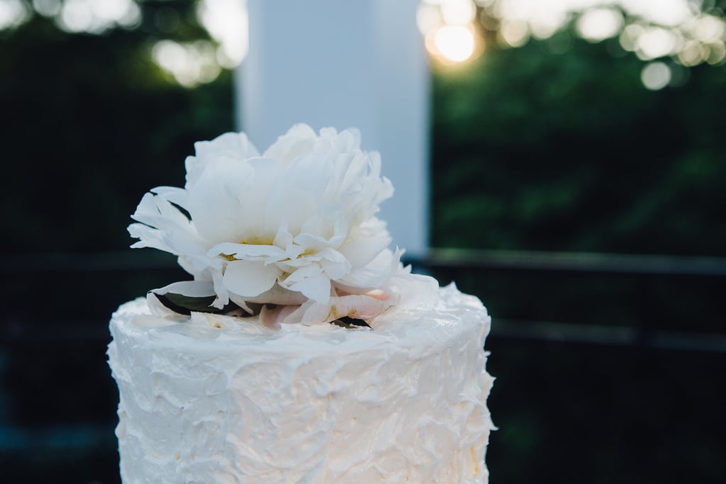 One easy way to make your cake feel supergirlie and sweet? Soft, textured frosting and a beautiful flower on top!