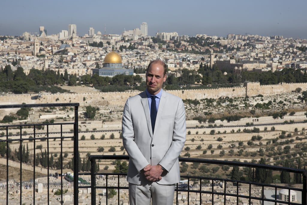 Prince William in Jerusalem June 2018
