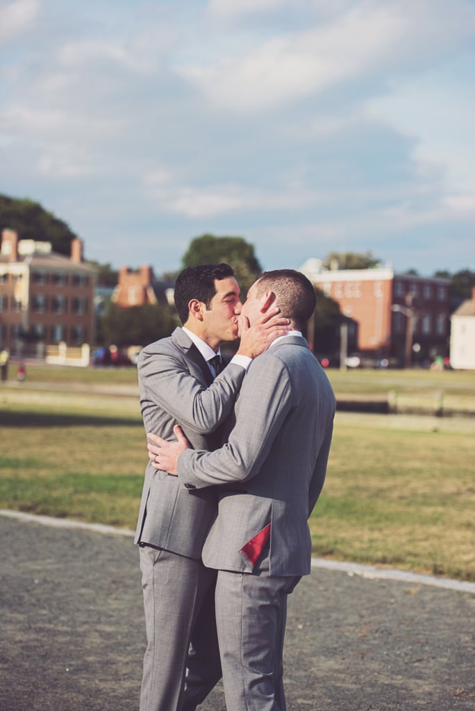 Josh and Bryan had a simple wedding in Salem, MA, filled with personal touches. See the wedding here!