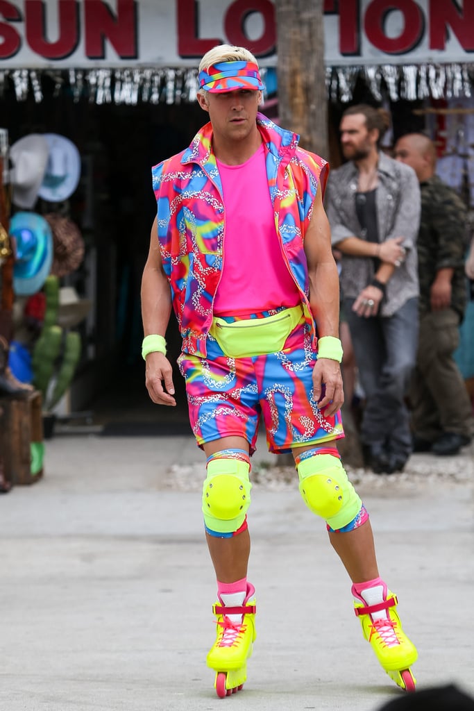 Ryan Gosling as Rollerblade Ken See Margot Robbie and Ryan Gosling