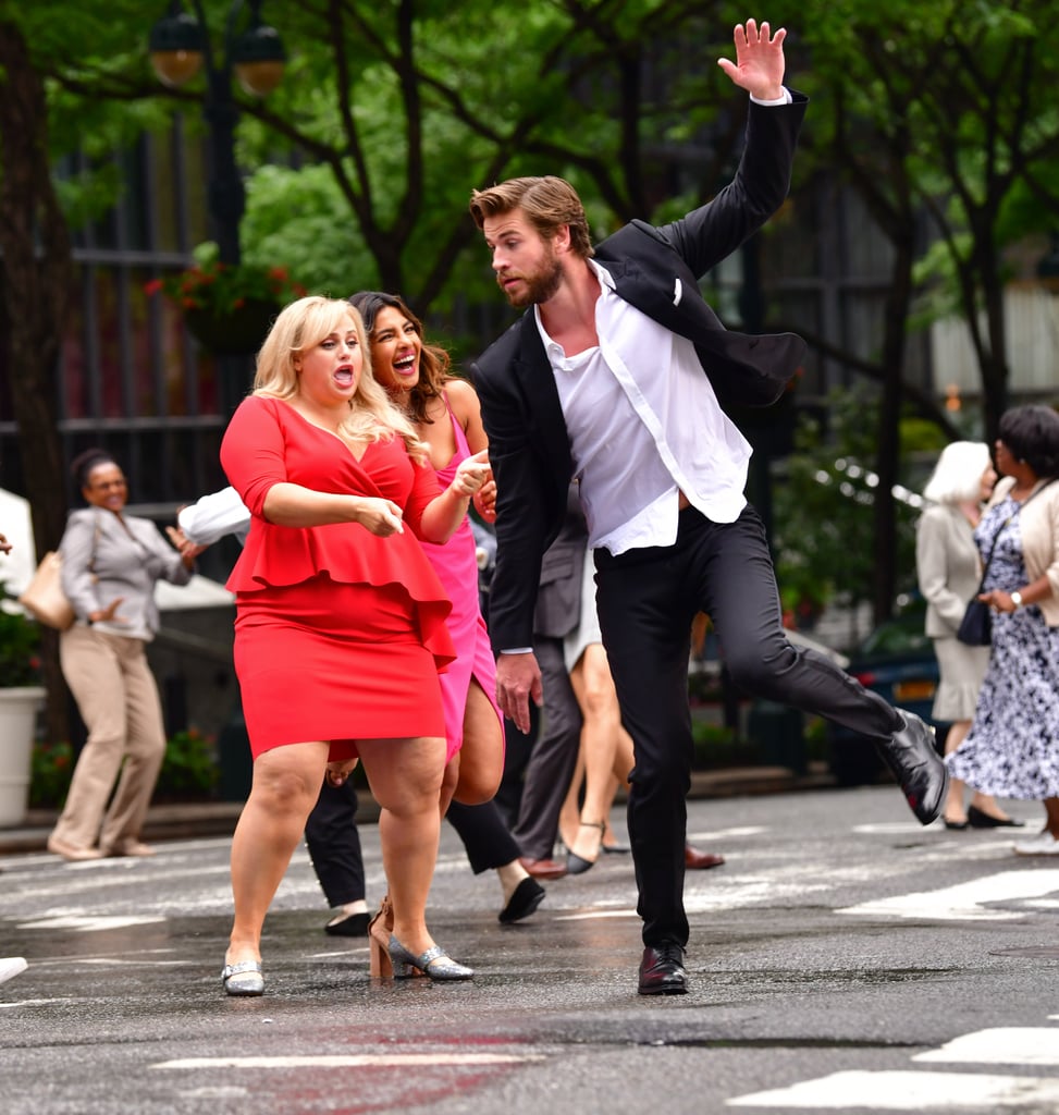 Liam Hemsworth on Isn't It Romantic Set Pictures July 2018