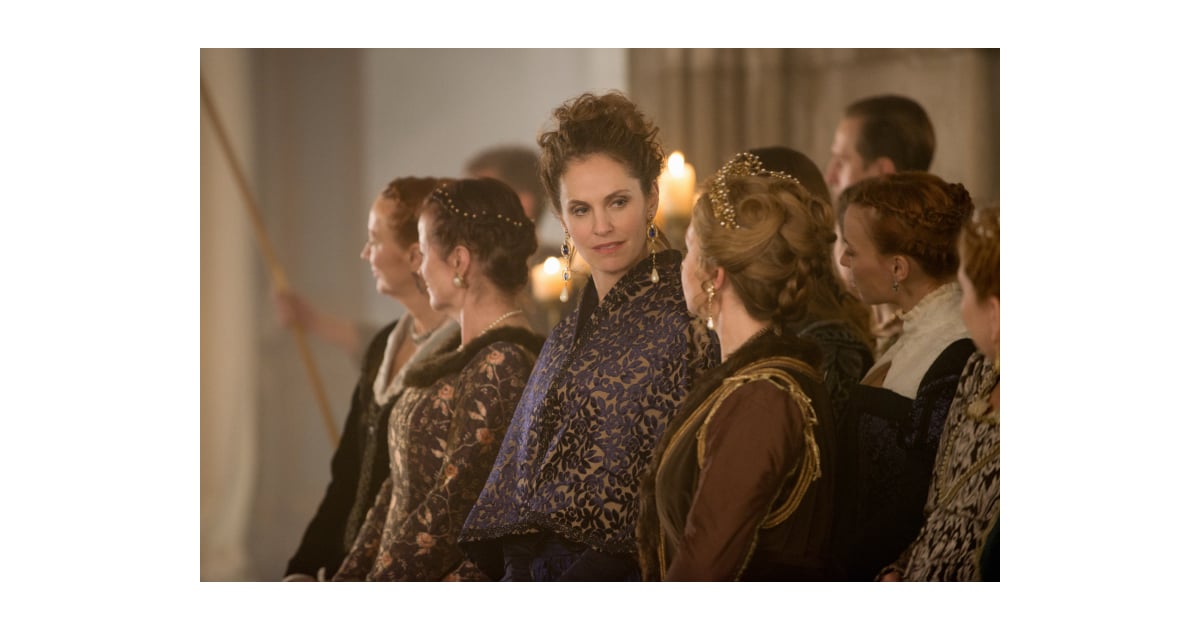 Amy Brenneman guest stars as Marie de Guise on Reign. Reign Wedding