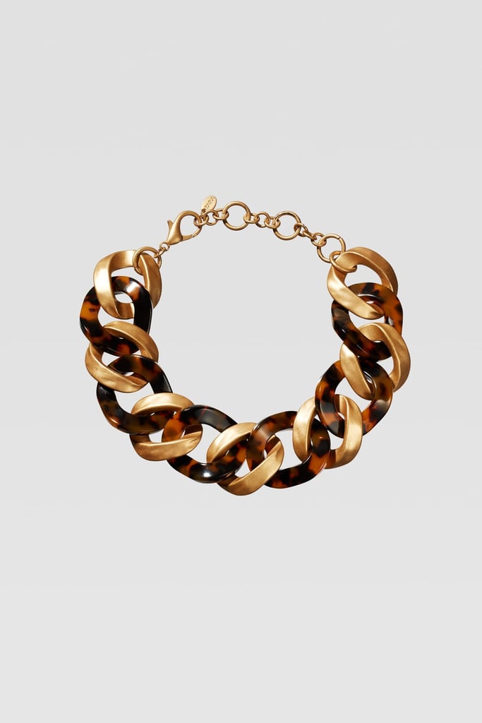 Zara Campaign Collection Tortoiseshell Necklace