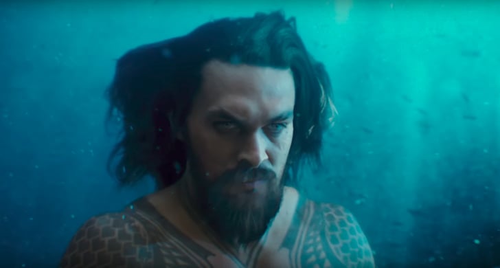 Jason Momoa as Aquaman in Justice League Pictures | POPSUGAR ...