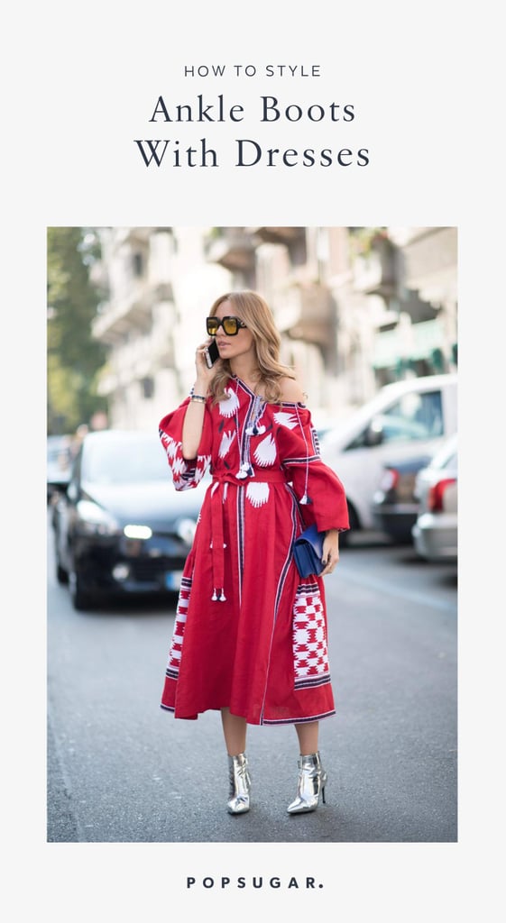 How to Wear Ankle Boots With Dresses