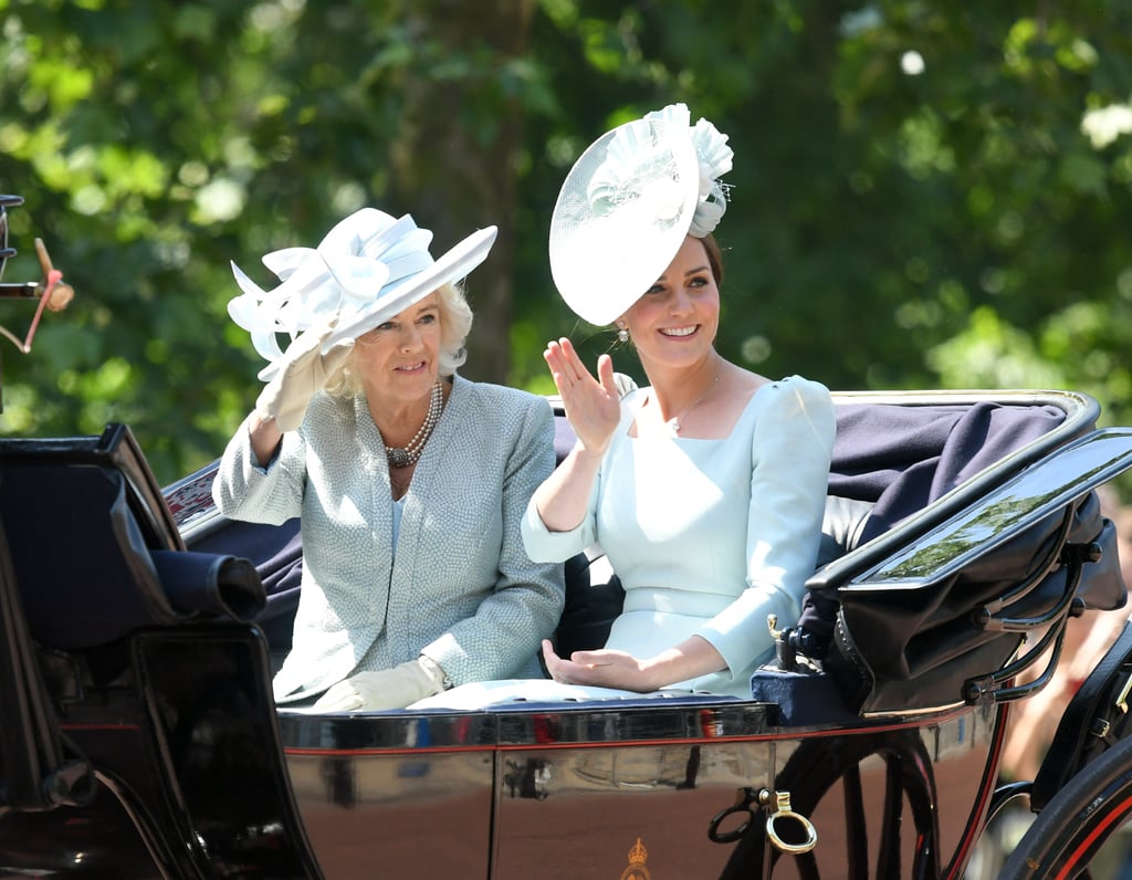 Camilla, Duchess of Cornwall, and Catherine, Duchess of Cambridge