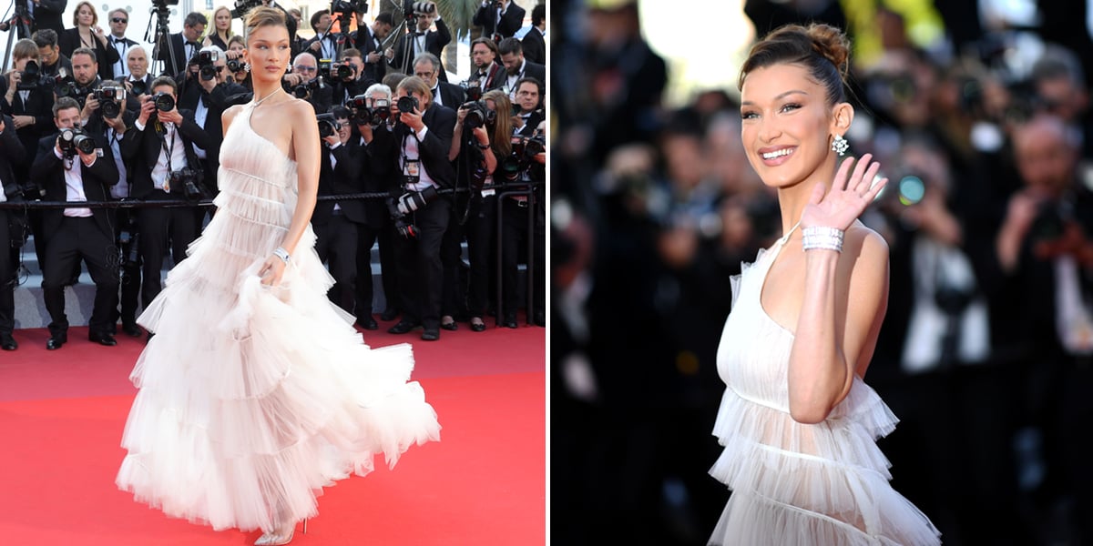 Bella Hadid s White Dior Gown at Cannes 2019 POPSUGAR Fashion