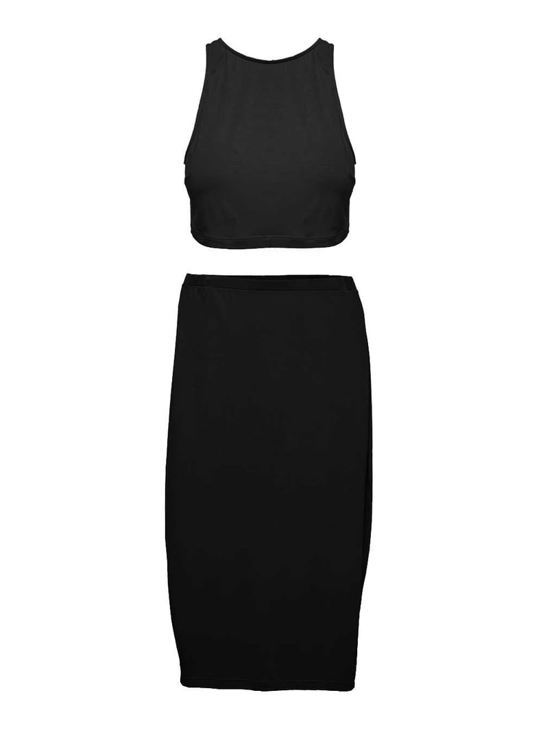 Cosabella Minimalista Cropped Cami & Skirt Set