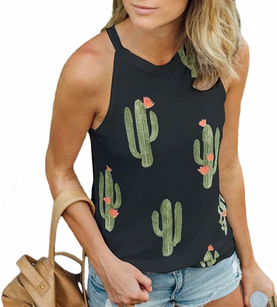 Sibylla Cactus Print Tank Top