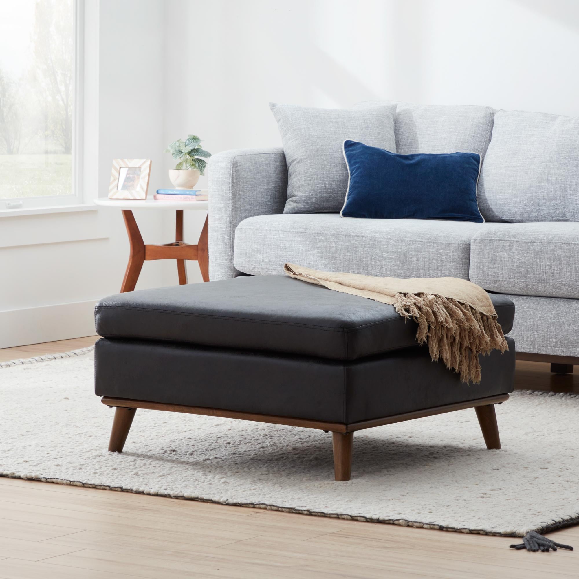 Mid century modern outlet ottoman coffee table
