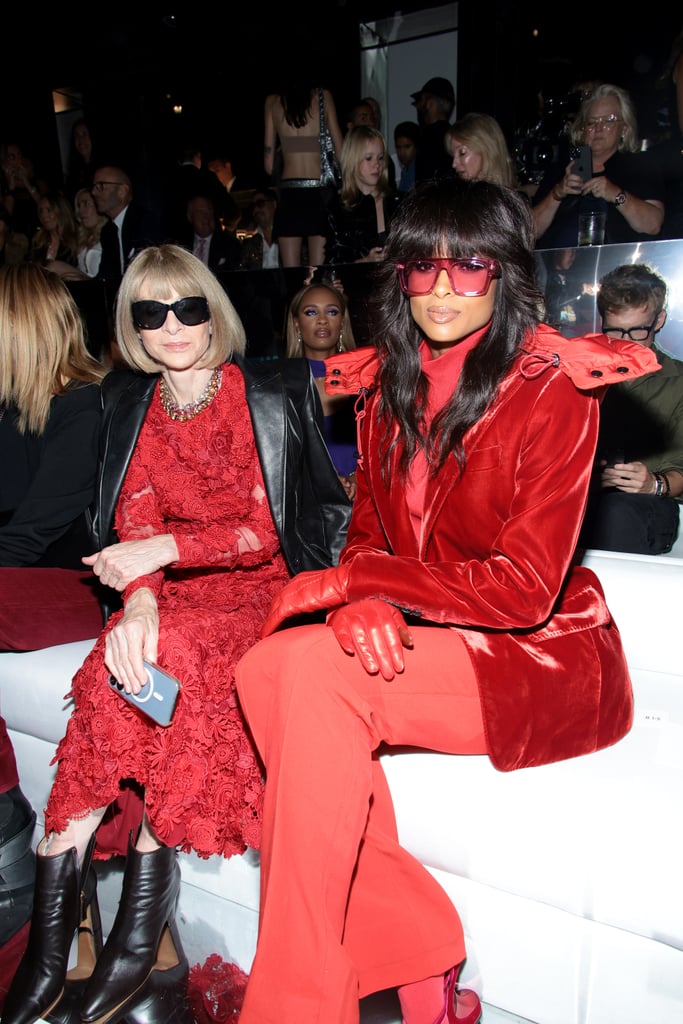 Ciara and Anna Wintour at Tom Ford During New York Fashion Week