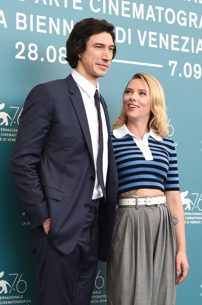 Adam Driver and Scarlett Johansson at the 2019 Venice Film Festival