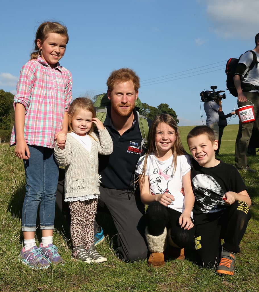 Prince Harry Walking the Wounded's Walk of Britain