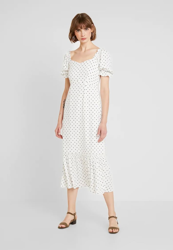 warehouse polka dot prairie dress