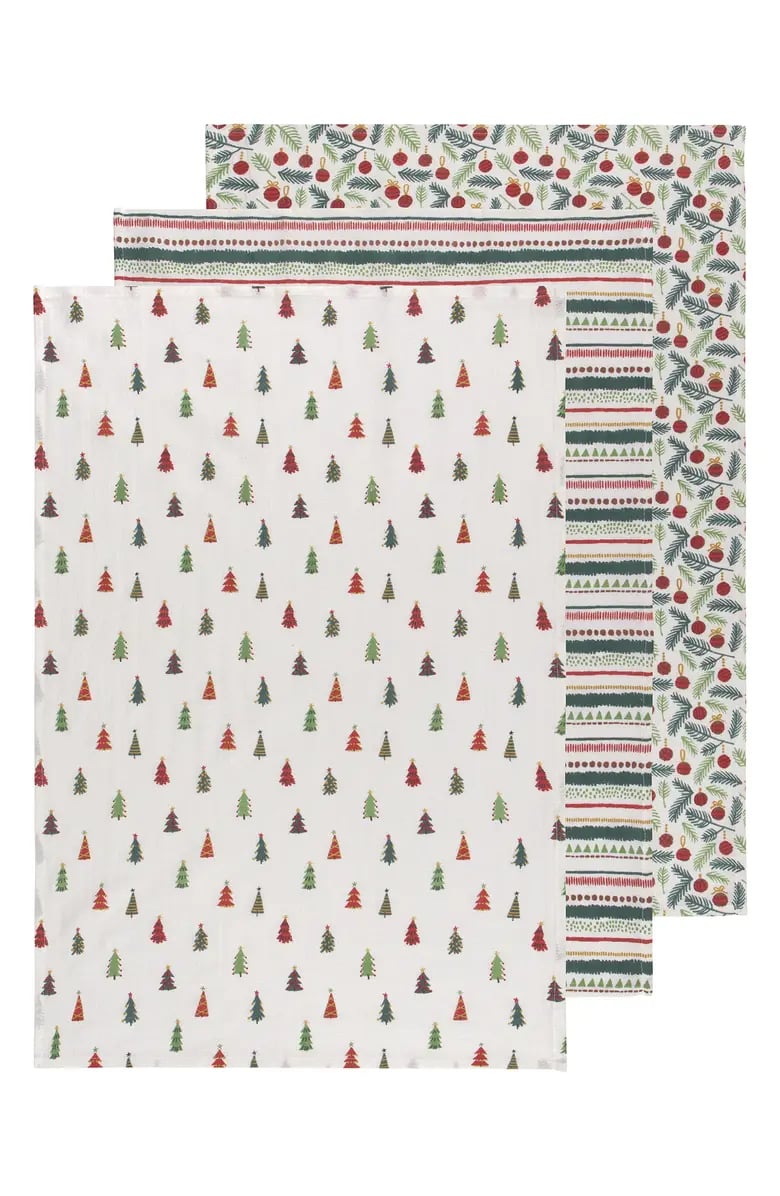 Dressy Dishes: Now Designs Set of 3 Merry & Bright Kitchen Towels