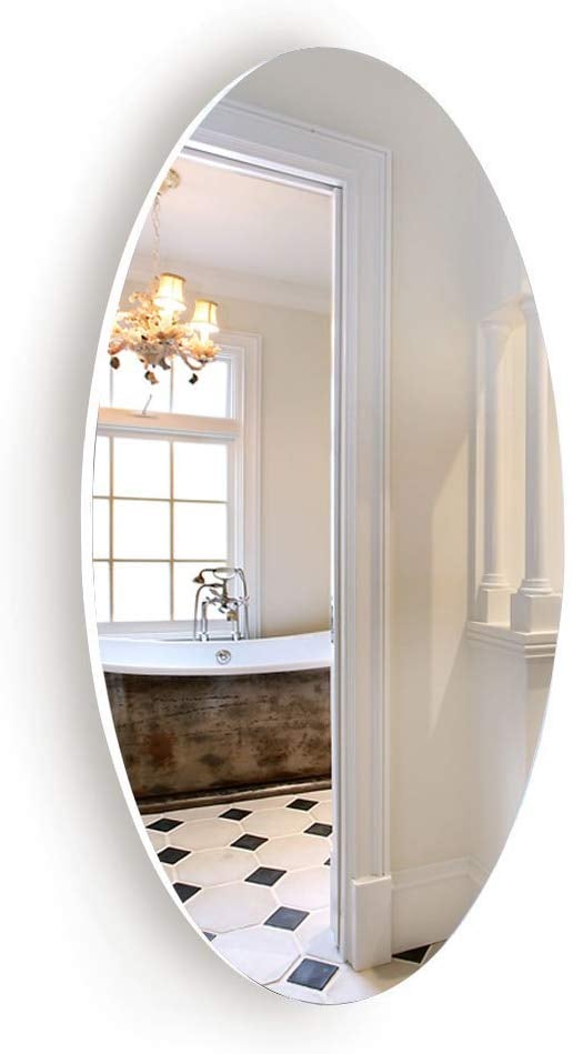 Facilehome Oval Wall Mounted Mirror
