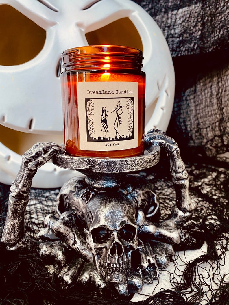 The Nightmare Before Christmas Amber Candle