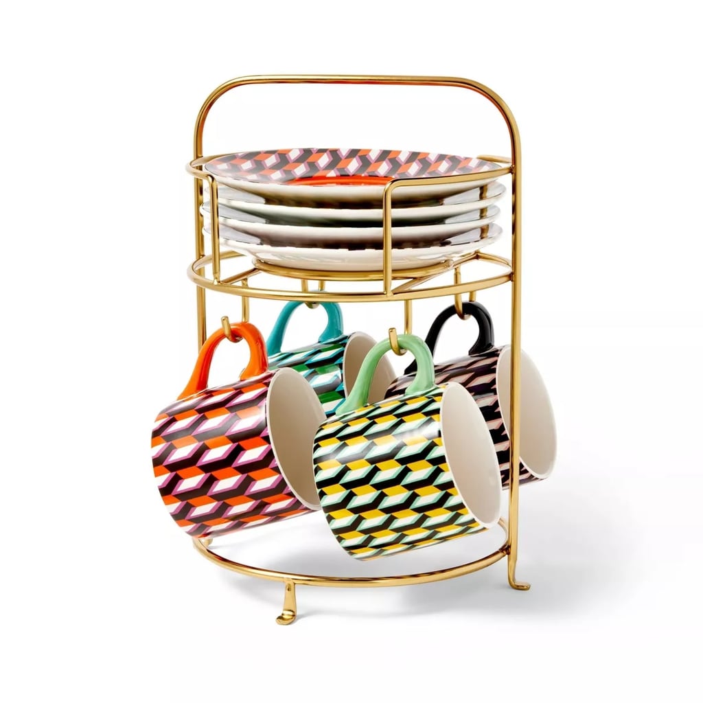 DVF for Target Arrow Geo Mug Drinkware Set with Saucers and Stand