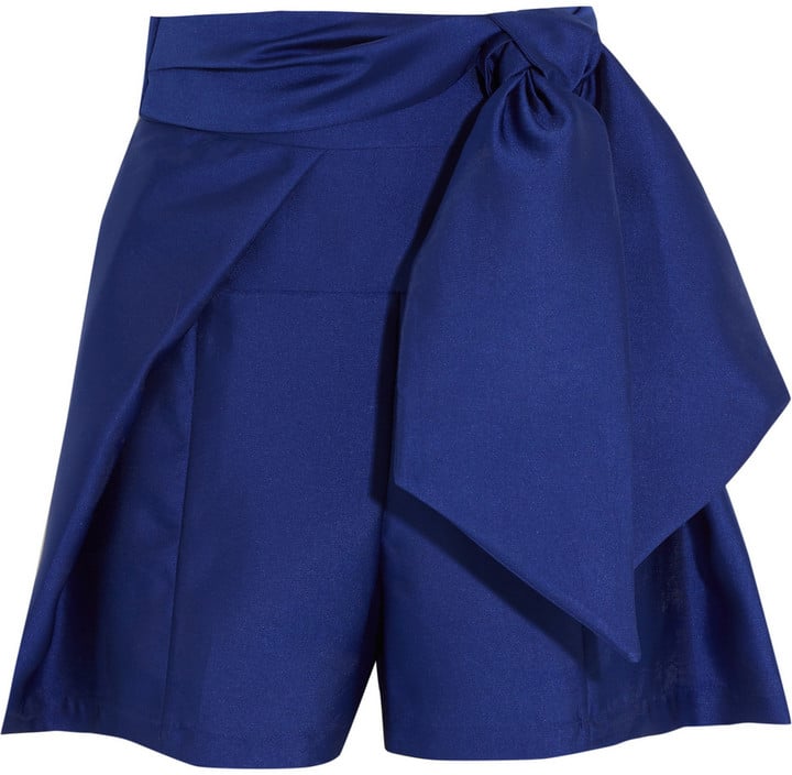 Paper London Ansou Belted Twill Shorts ($300)