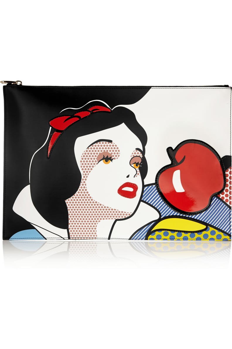 REDValentino Snow White Disney Leather Clutch