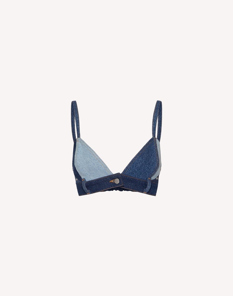 REDValentino Patchwork Denim Top