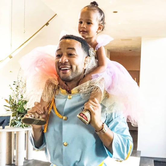John Legend Dresses as Prince Charming With Luna Stephens