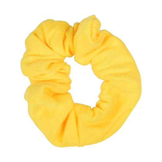 Solid Yellow Scrunchies
