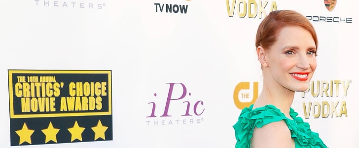 Jessica Chastain Hair at Critics' Choice Awards 2014