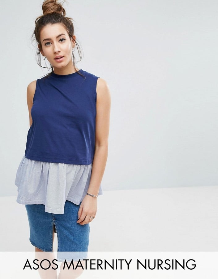 ASOS Tank with Woven Hem