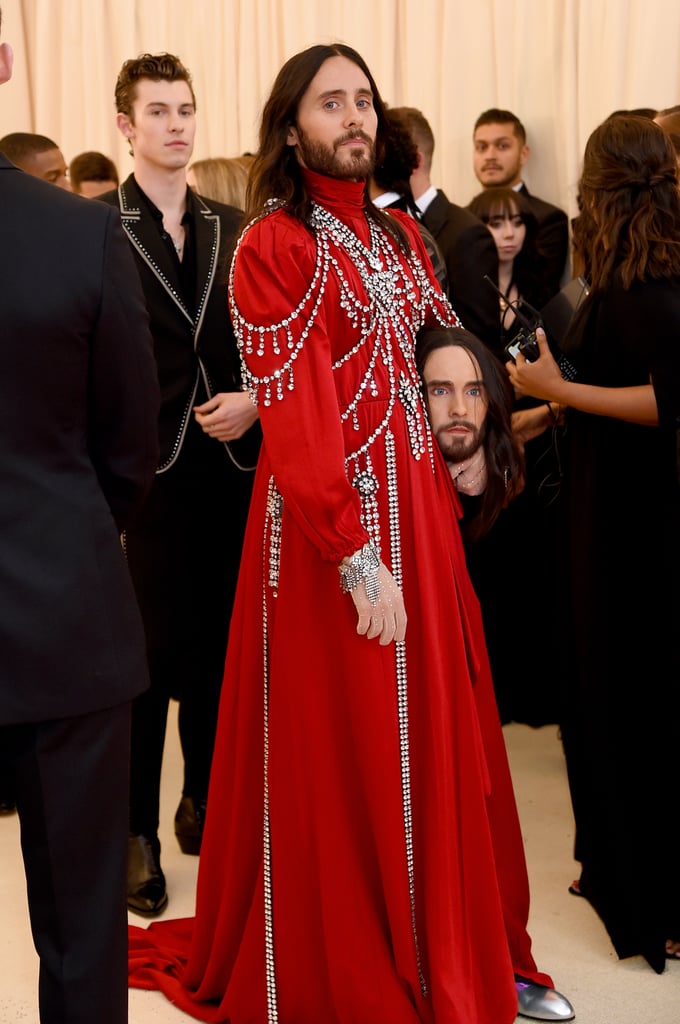 Jared Leto Carries Head at the Met Gala 2019