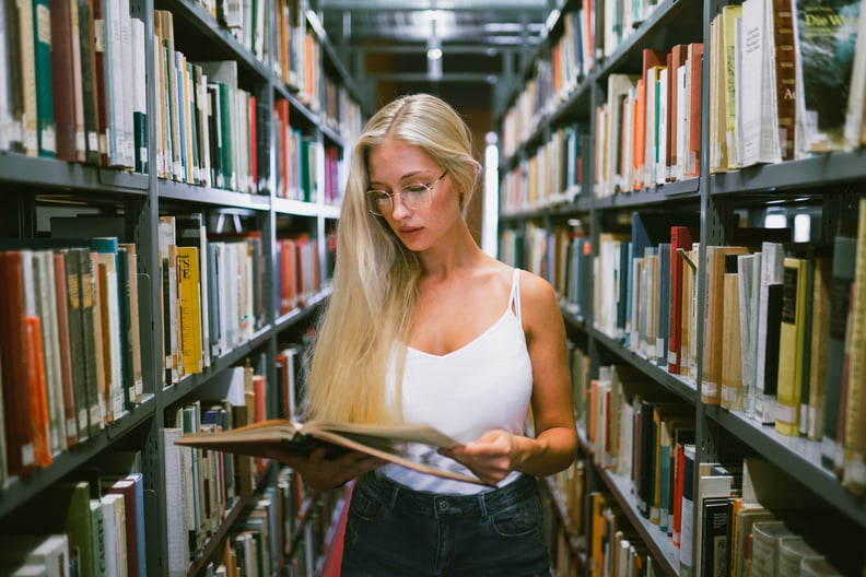 Nothing calms you like browsing for books at the library.