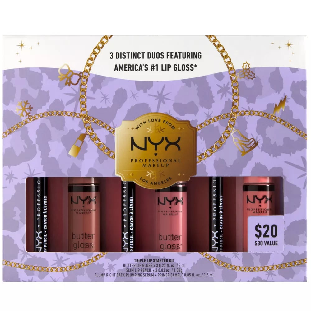 For the Lippie Lover: NYX Professional Makeup Butter Lip Gloss & Lip Liner Set