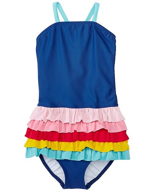 Girls Rainbow Ruffle One-Piece | Cute Swimsuits For Girls 2017 ...