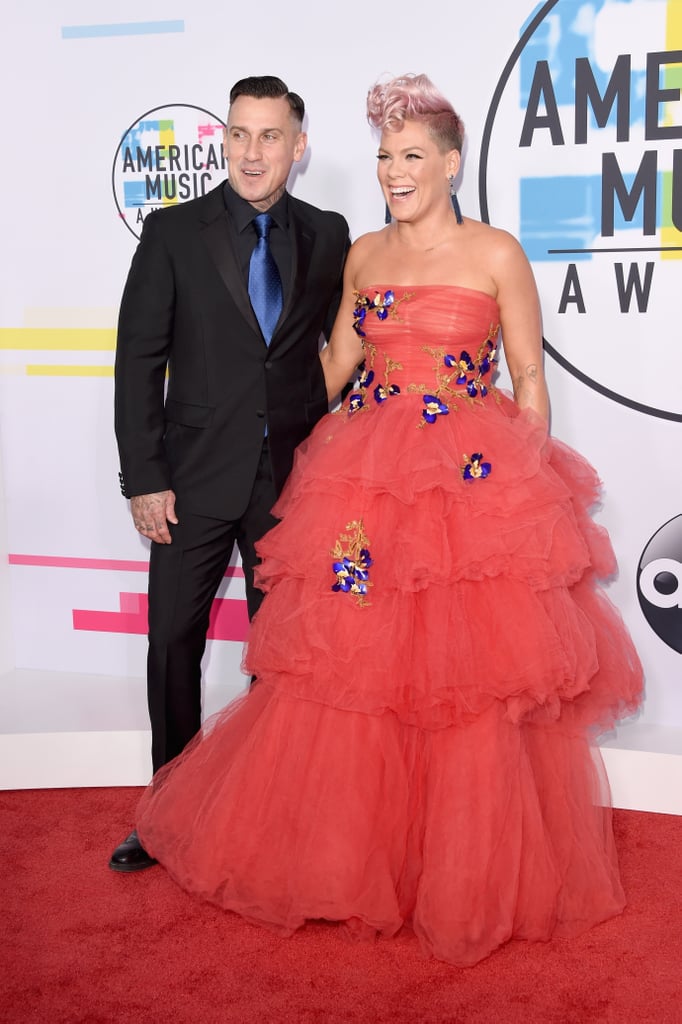 Pink and Carey Hart at the 2017 American Music Awards