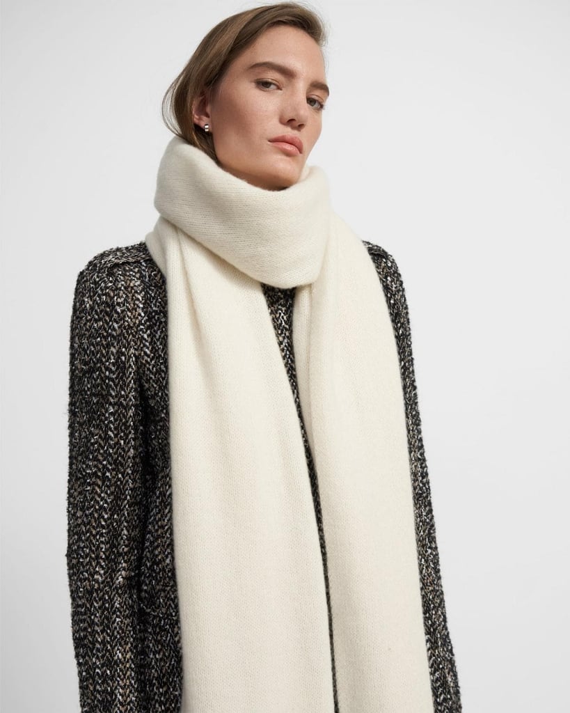 Theory Oversized Scarf in Cashmere