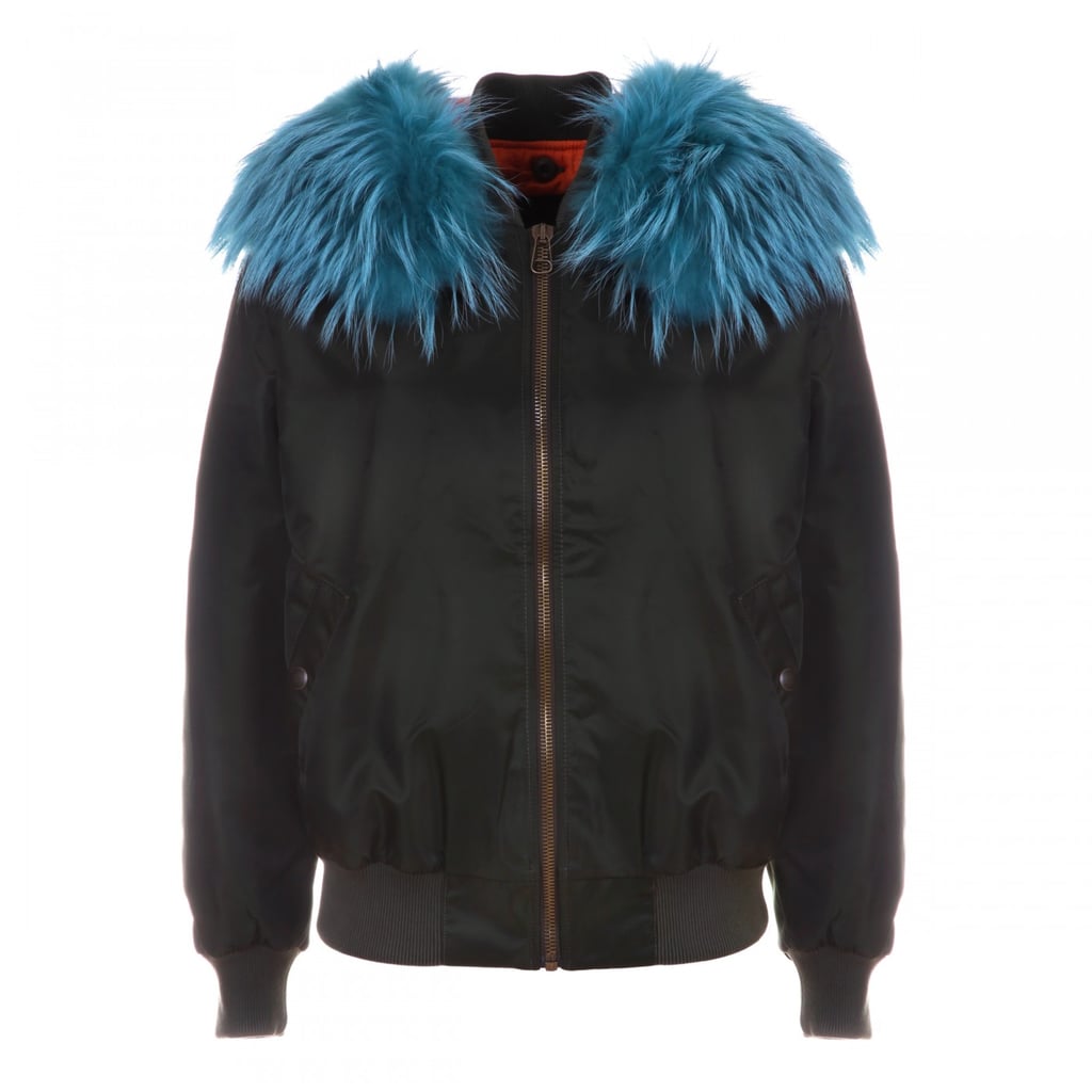 Mr&Mrs Italy x The Blonde Salad New York Fur-Hood Bomber ($2,115)