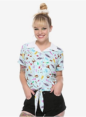 Harry Potter Honeydukes Girls' Woven Crop Top
