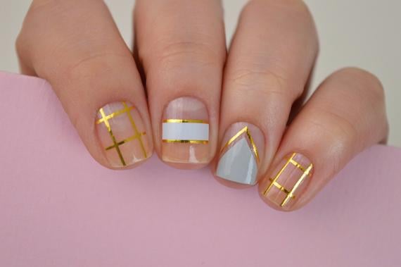 Gold Abstract Decals