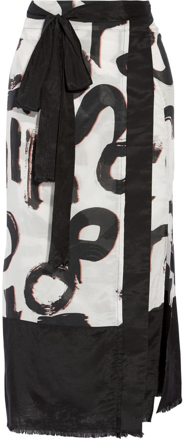 Proenza Schouler Printed Cotton and Silk-Blend Pareo ($610)