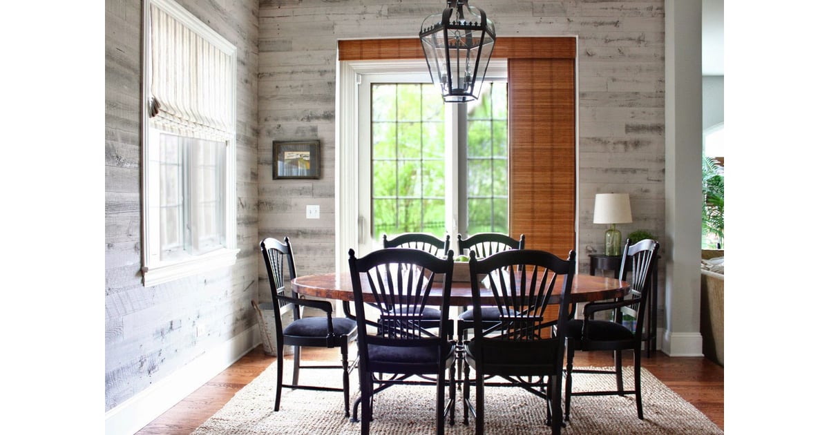 This chic dining room design forwent traditional wallpaper for | Peel