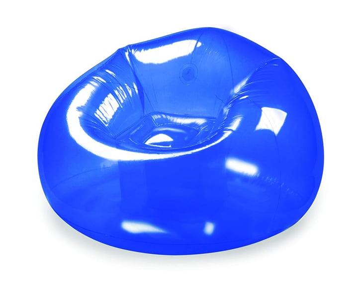 B&D Innovations BloChair Inflatable Chair in Transparent Blue | Inflatable Chairs You Can Buy ...