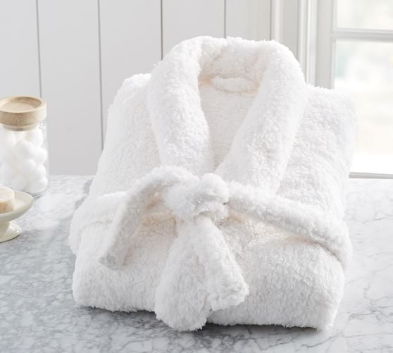 Teddy Bear Faux Fur Bath Robe