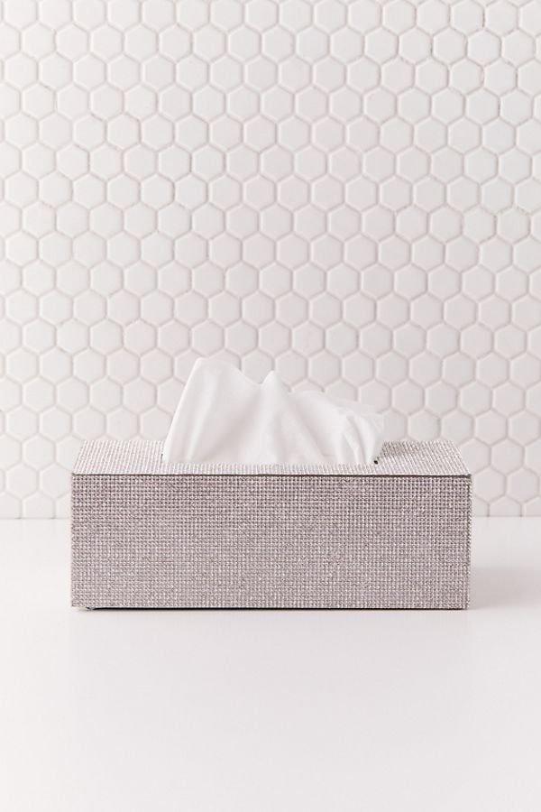 Rhinestone Tissue Box Cover