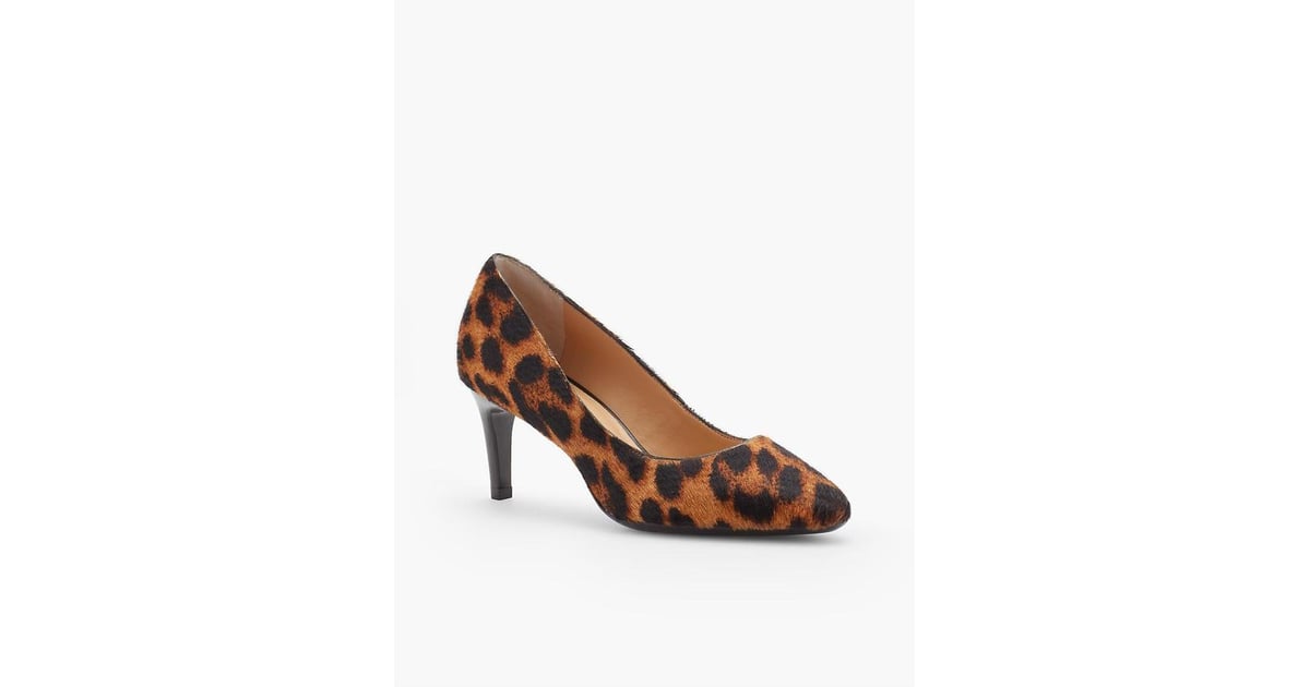 talbots leopard shoes
