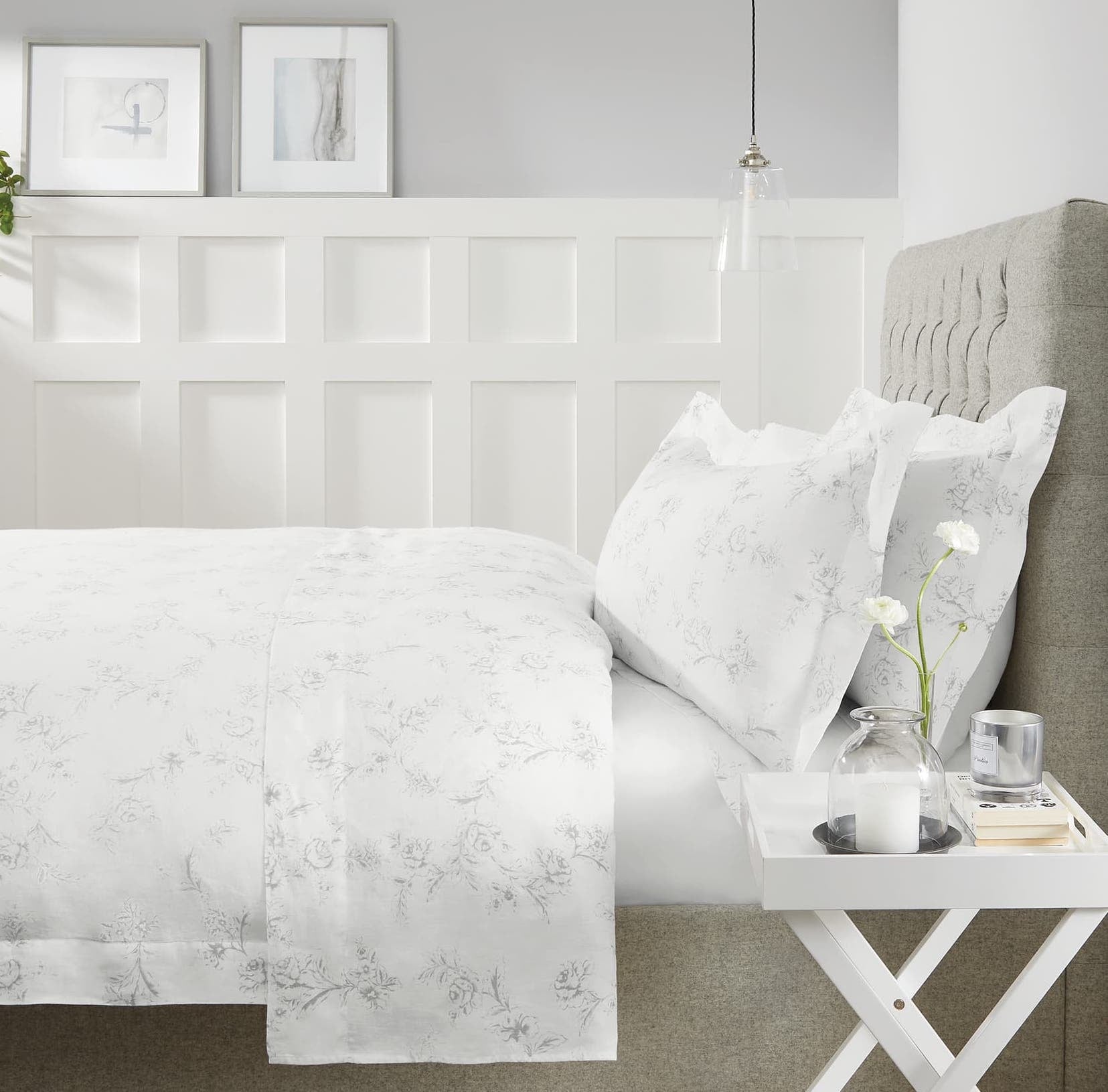 The White Company Emilie Linen Flat Sheet Set 7 Cooling Sheet