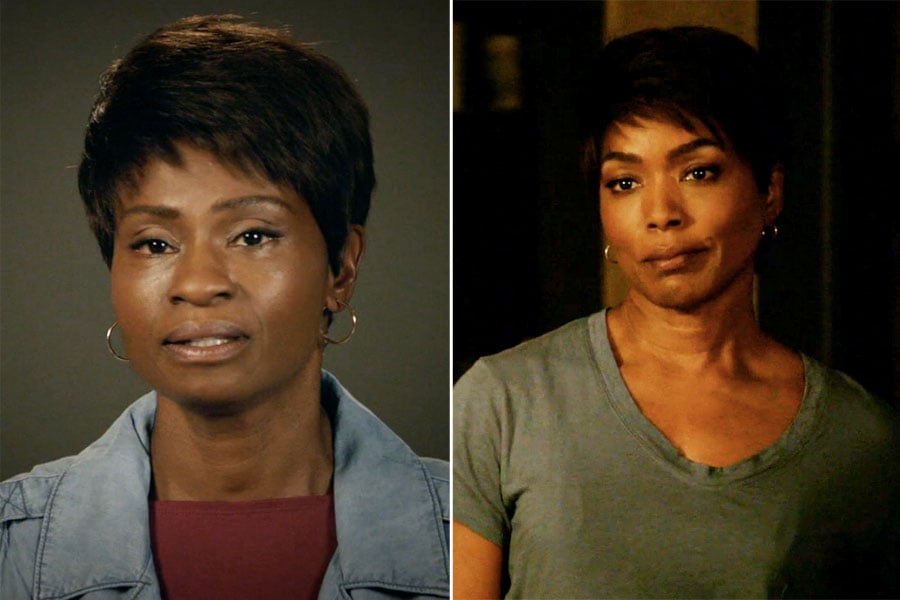 Adina Porter as Real Lee and Angela Bassett as "Lee"