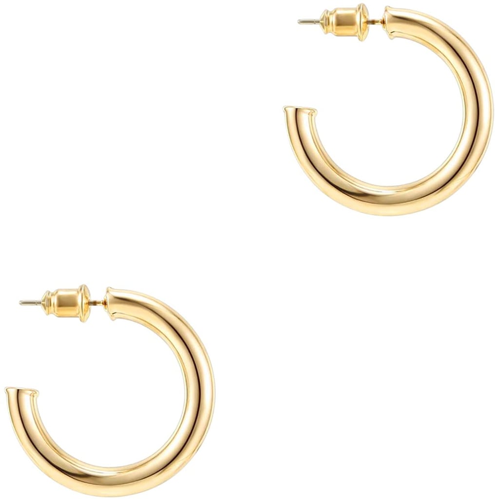 Most-Loved Jewellery: Pavoi 14K Gold Plated Hoop Earrings For Women