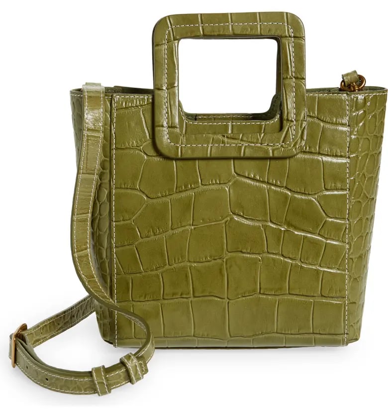 A Beautiful Bag: STAUD Mini Shirley Croc Embossed Leather Bag