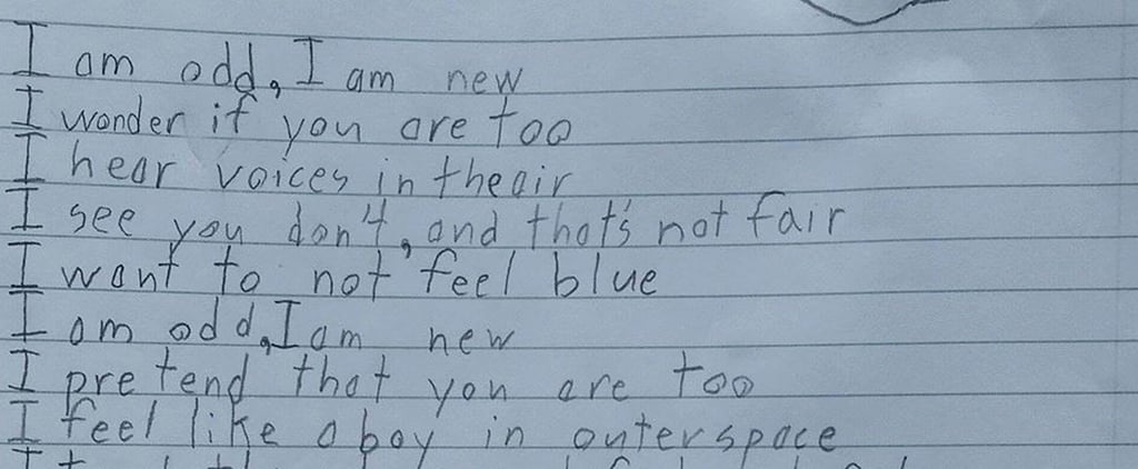 Little Boy With Autism's "I Am New" Poem